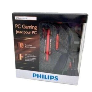 Philips PC Gaming Headset Headphones NEW